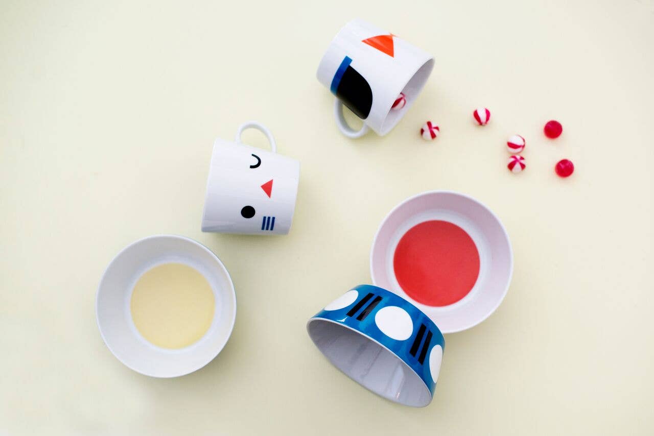White Pantomime Bowl
