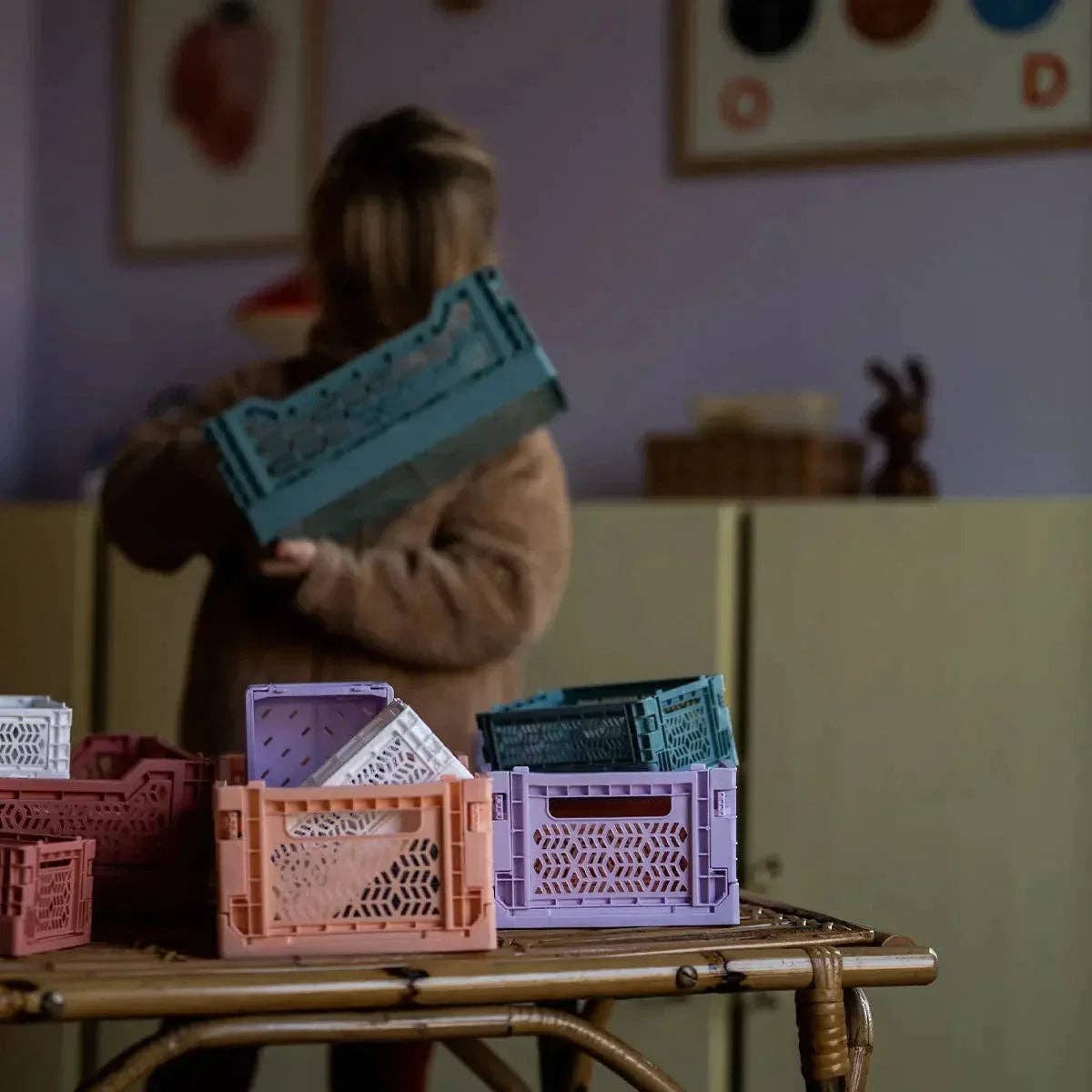 LempiKasa Crate - Mint green
