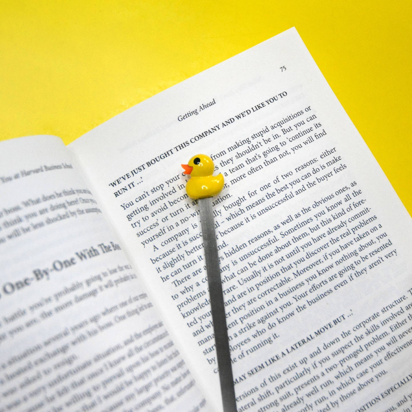 Yellow Duck Bookmark