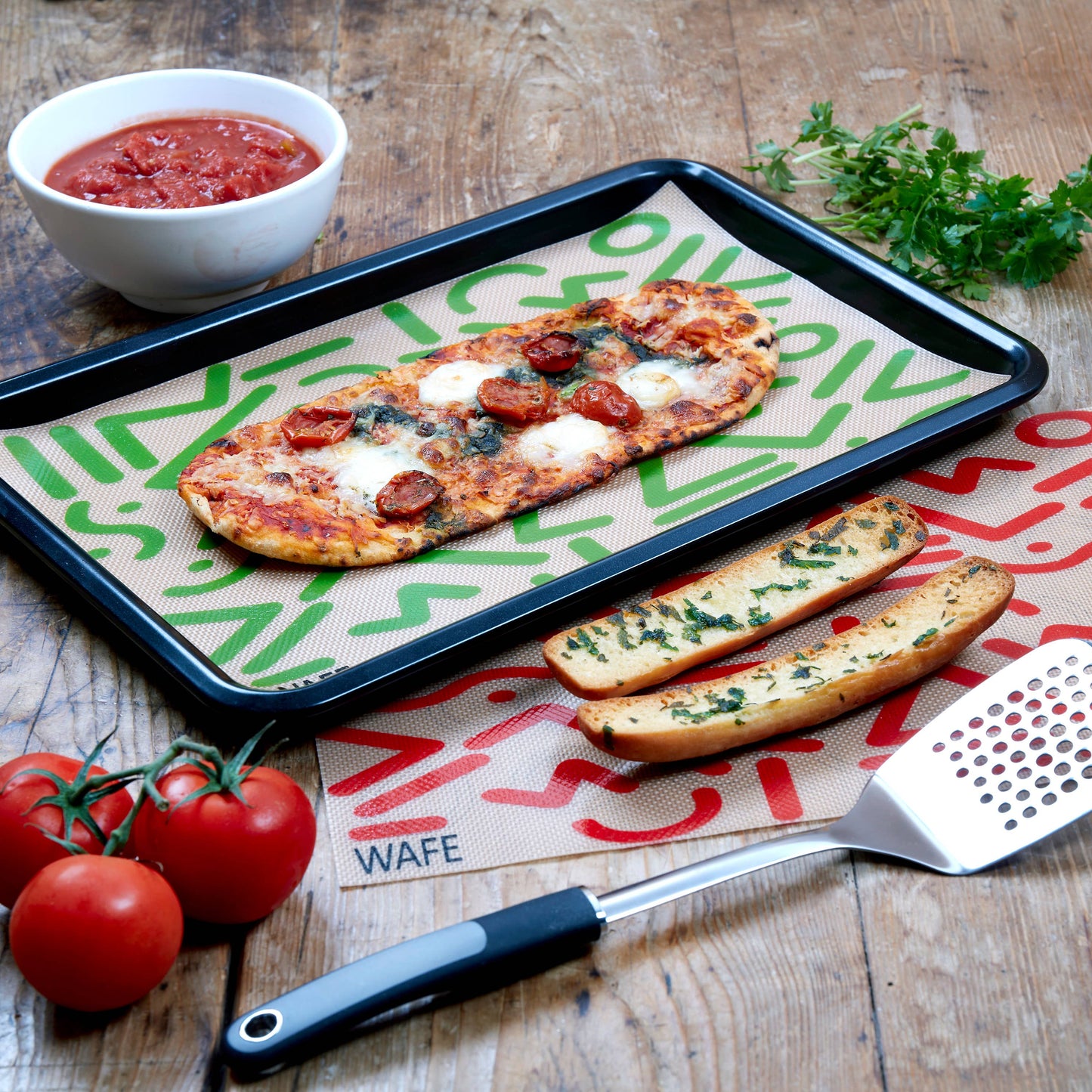 Silicone reusable baking mat