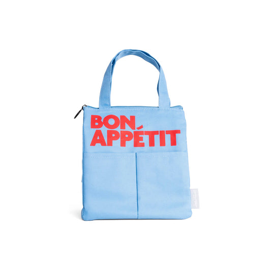 Bon Appetit Light Blue Lunch Bag