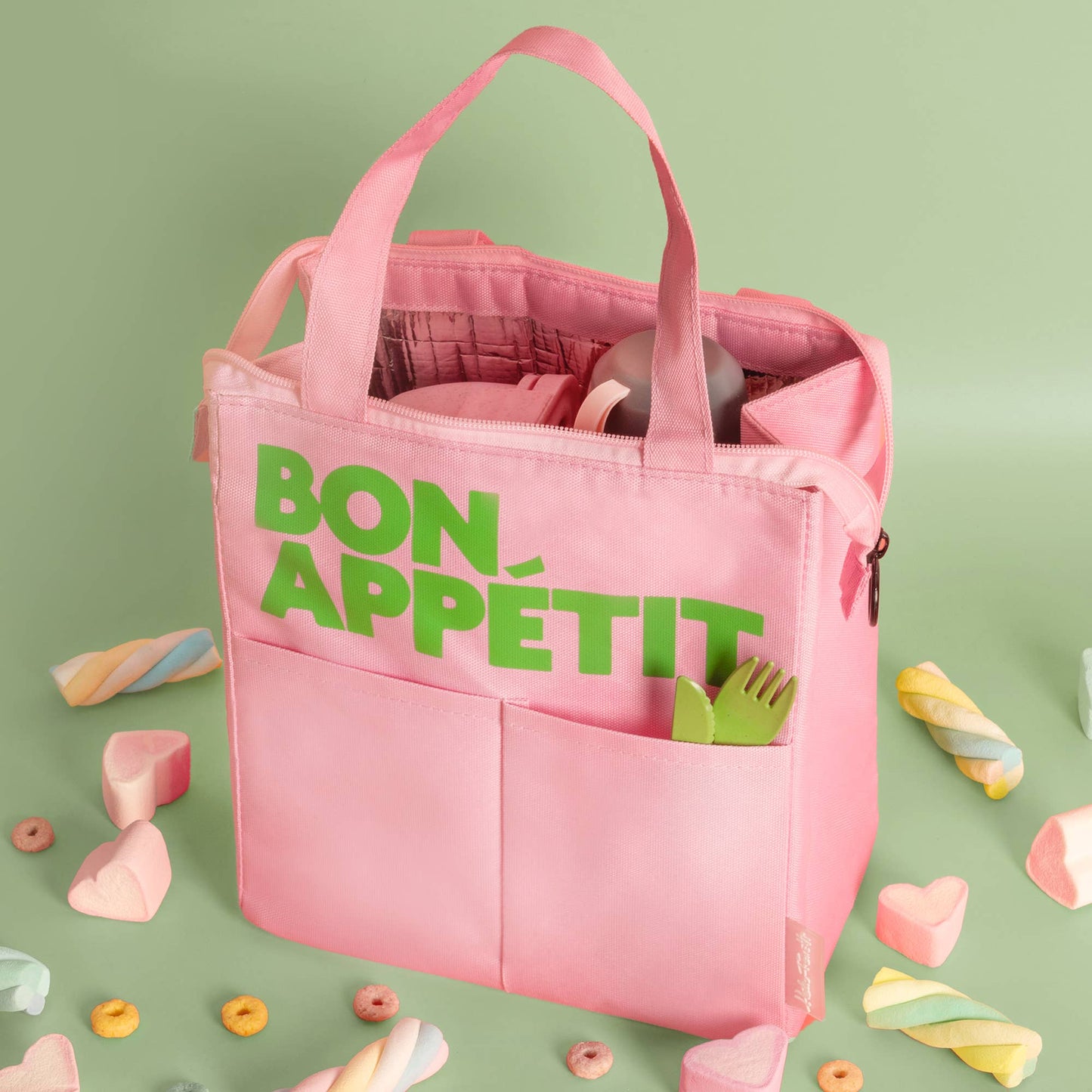 Bon Appetit Pink Lunch Bag