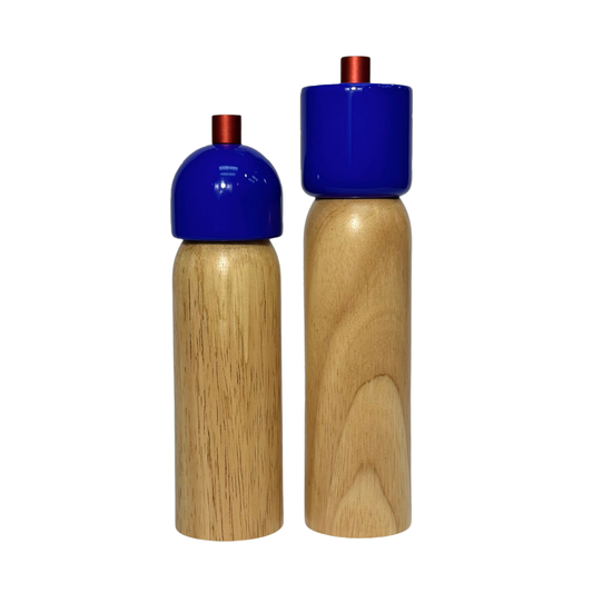 Salt & Pepper Grinder - Navy & Red - House of Squirrel