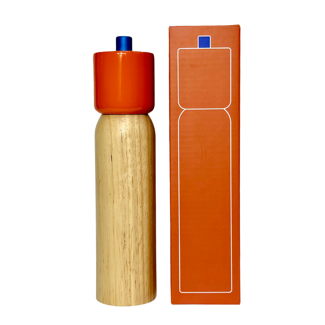 Salt & Pepper Grinder - Orange & Blue - House of Squirrel