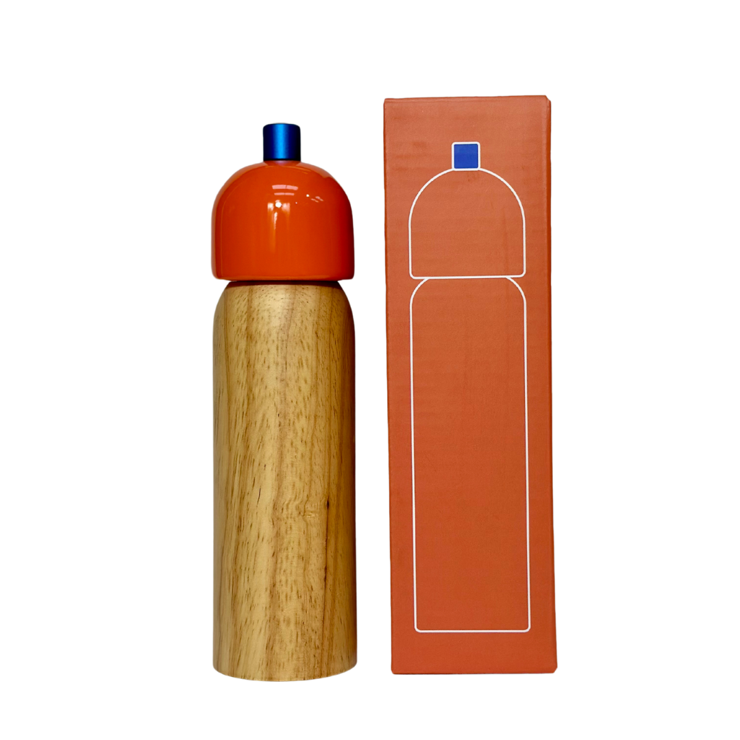 Salt & Pepper Grinder - Orange & Blue - House of Squirrel