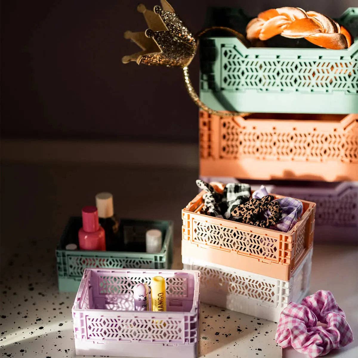 LempiKasa Crate - Pale purple