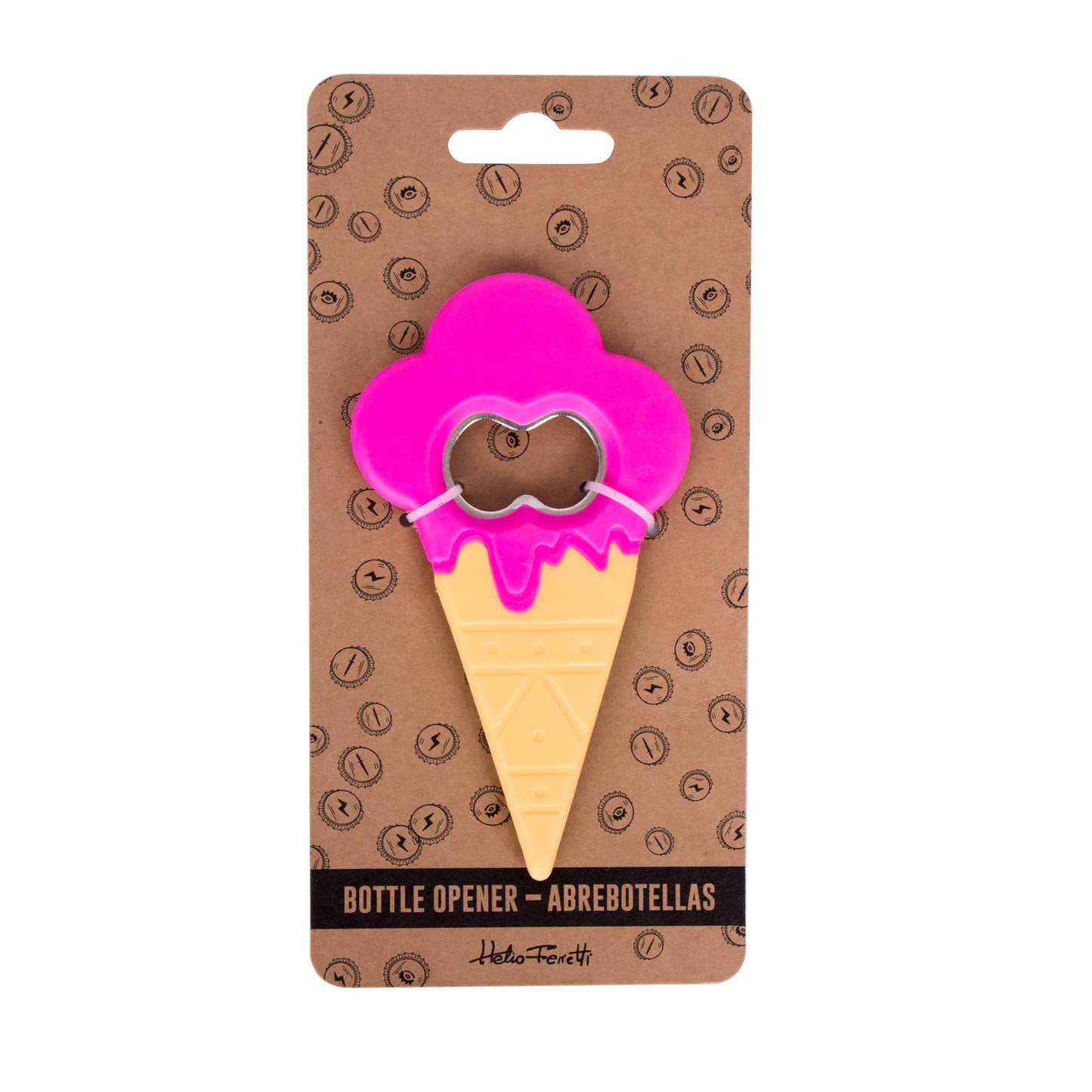 Pink Ice Cream Bottle Opener